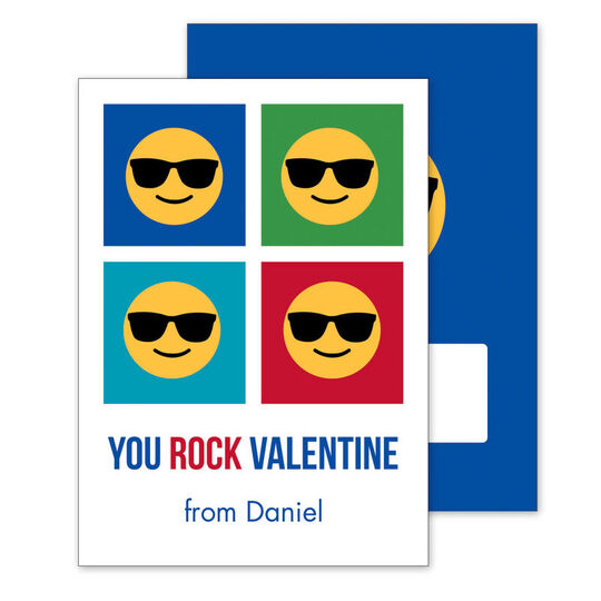 U Rock Valentine Exchange Cards